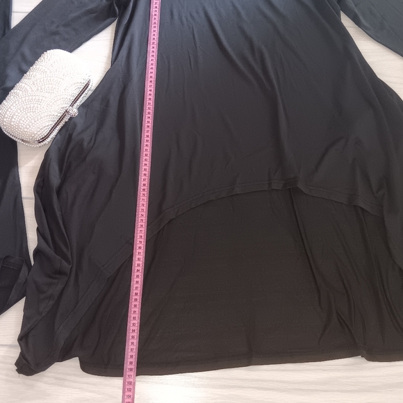 Solid Color Round Neck Long Sleeves Irregular Top And Pants Casual Two-Piece - Picture 15 of 15